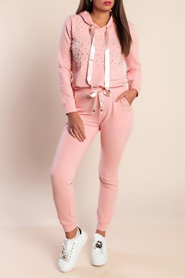 Moderan sportski komplet Tinsely, roza