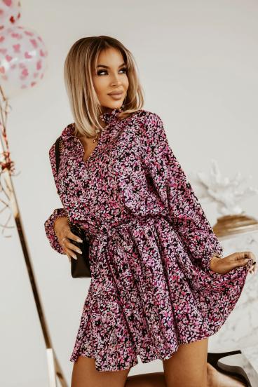 Mini haljina s cvjetnim uzorkom Bolsena, roza