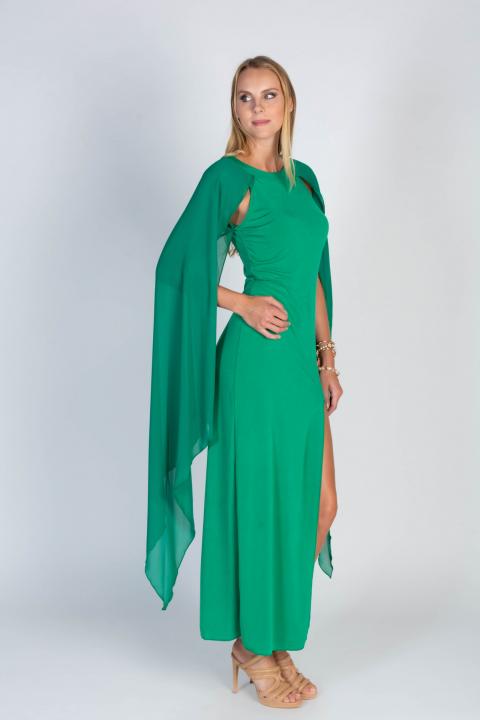 Ženska haljina Ileana, zelena