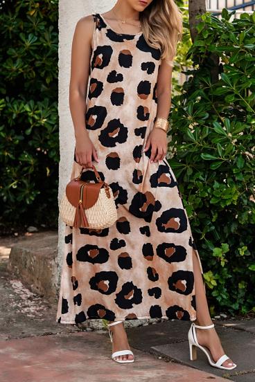 Maxi haljina s leopard uzorkom, leopard