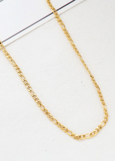 Ogrlica u obliku lančića, ART2088, zlatne boje.
