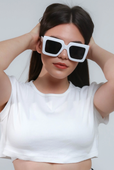 Modne sunčane naočale, ART2170, bijele
