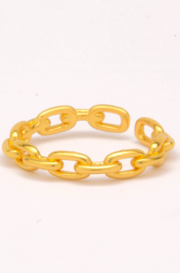Elegantan prsten, ART445, zlatne boje.