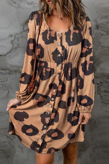 Mini haljina s leopard uzorkom, leopard