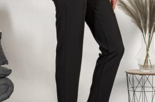 Elegantne duge hlače Tordina, crne