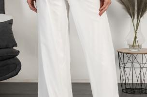 Elegantne duge hlače Veronna, bijele