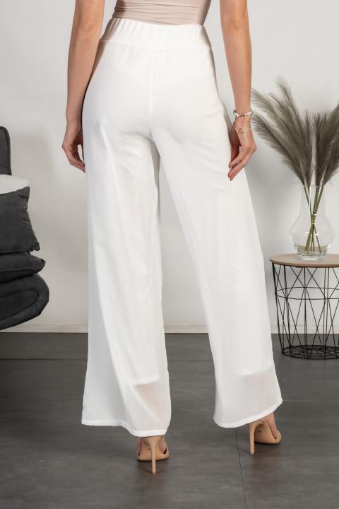 Elegantne duge hlače Veronna, bijele