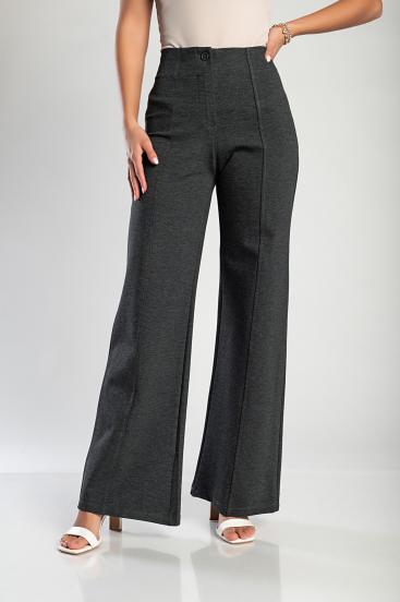 Elegantne duge hlače, sive