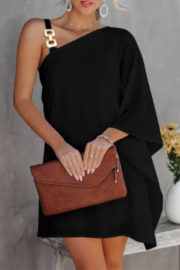 Elegantna mini haljina, crna