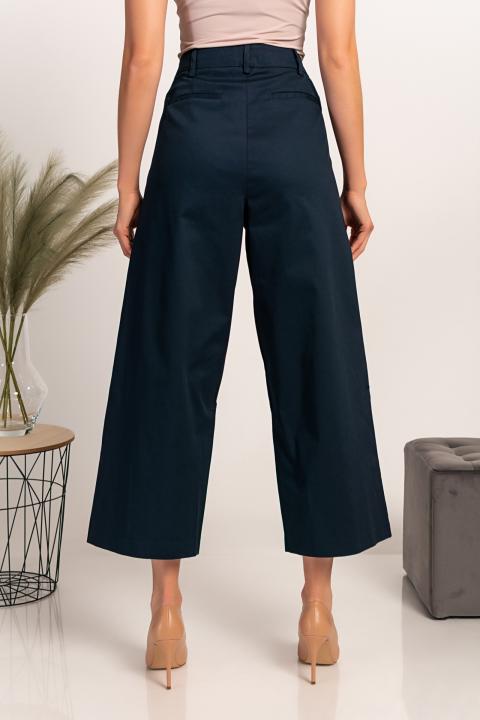 Elegantne široke hlače Mancha, tamnoplave