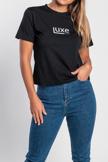 "Luxe-jeans" 40K Majica od pamuka s logotipom