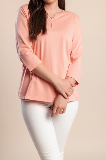 Bluza s 3/4 rukavima, marelica
