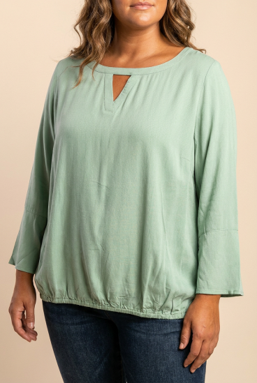 Bluza za veće veličine, mint