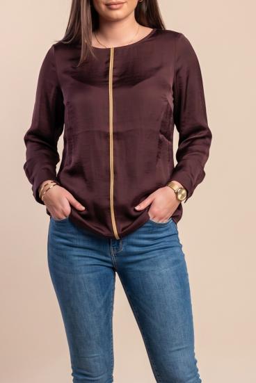 Bluza za veće veličine, bordo
