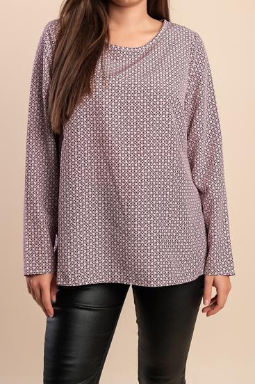 Printana bluza, boja burgundac