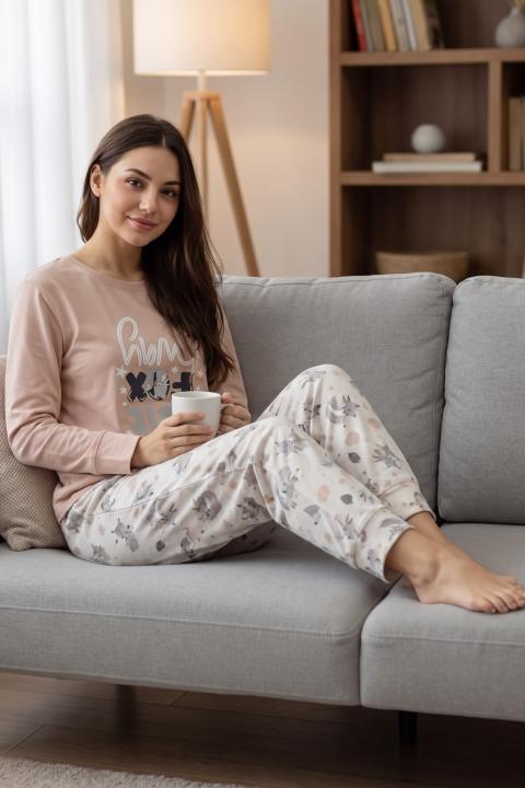 Model na slici visok je 170 cm i nosi veličinu S
