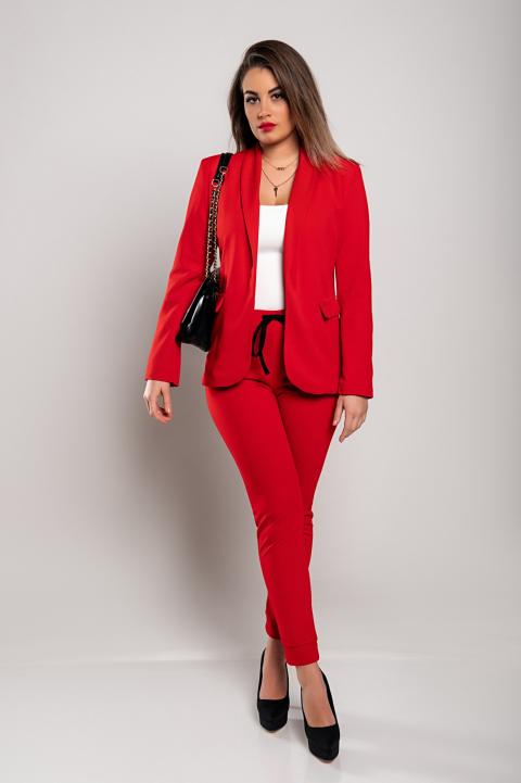 Elegantno odijelo Estrena, crveno