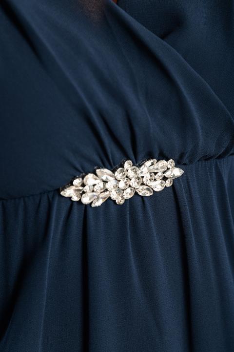 Elegantna midi haljina Graciana, tamnoplava