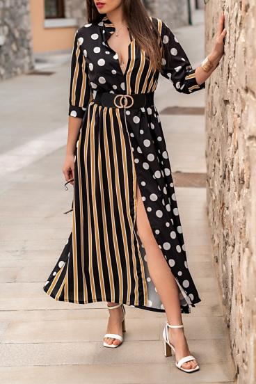 ELEGANTNA MAXI HALJINA S UZORKOM MORI, SMEĐA